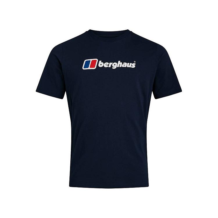 Pánska Tričko Berghaus Big Classic Logo Tmavo Modre Slovensko 3674TSDWN